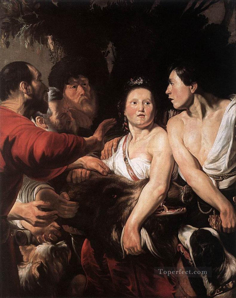 Meleager and Atalanta Flemish Baroque Jacob Jordaens Oil Paintings